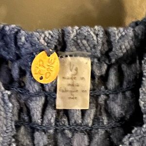 Navy blue Adella maxi slip dress from Free People, Lg